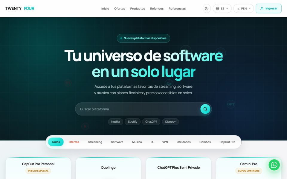TwentyFour Digital — vista